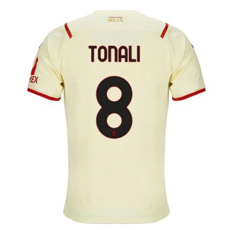 Camisola AC Milan Tonali 8 Alternativa 2021 2022